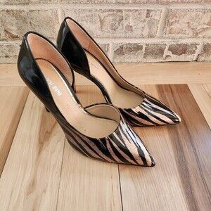 Gianni Bini Davenn Animal Print d'Orsay Pumps - Size 6.5